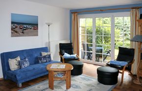 Wohnzimmer mit Schlafcouch